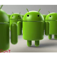 Larangan untuk Pengguna Android
