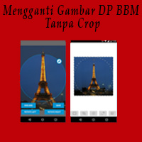 Mengganti Gambar DP BBM Tanpa Crop