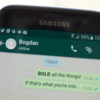 Cara Membuat Tulisan Tebal, Miring dan Coret Pada Whatsapp