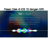 Pesan Ojek di iOS 10 dengan SIRI