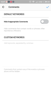 Cara Menyembunyikan Kolom Komentar Di Instagram