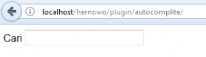 Kolaborasi Auto Complete Jquery UI dan PHP