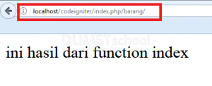Fungsi function index() pada codeigniter