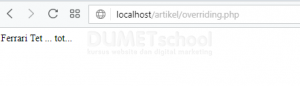 Property dan Method Overriding di OOP