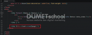 Cara Membuat Menu Dinamis Menggunakan Codeigniter dan Mysql