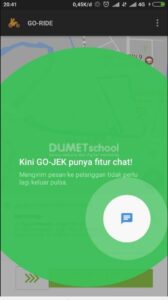 Yang ditunggu-tunggu Fitur Chat Pada Aplikasi Gojek