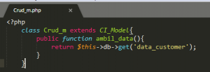 Cara Membuat CRUD dengan Codeigniter Part 1