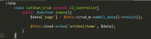 Cara Membuat CRUD dengan Codeigniter Part 1