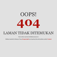 Cara Membuat Halaman Tidak Ditemukan Pada Codeigniter
