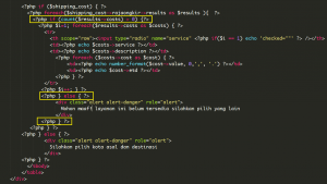 Cara Menampilkan Data Ongkir Pada Codeigniter Part 2