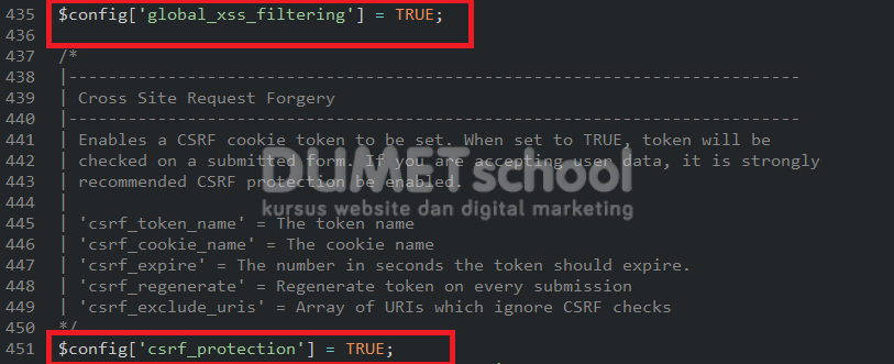Cara Mengatasi Serangan Xss Filtering Pada CodeIgniter
