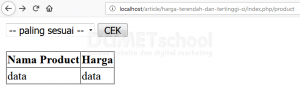 Cara Mengurutkan Harga Terendah Dan Tertinggi Menggunakan Codeigniter Part 1