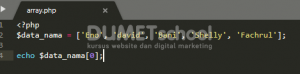 Dua Cara Penulisan Array PHP