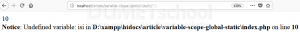Mengenal Variable Scope, Global, dan Static Pada PHP