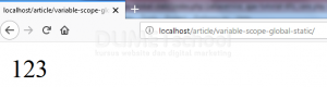Mengenal Variable Scope, Global, dan Static Pada PHP