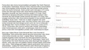 Cara Menampilkan PHP Sticky Form Kontak menggunakan CSS