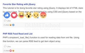 Facebook Like Emoji Rating dengan PHP menggunakan jQuery AJAX