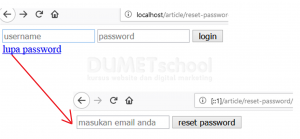 Reset Password Dengan Verifikasi Email Menggunakan Codeigniter Part 1