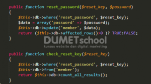 Reset Password Dengan Verifikasi Email Menggunakan Codeigniter Part 3