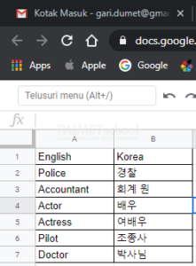 Cara Menggunakan Google Sheet untuk Proses Translate